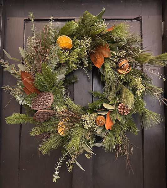 Holiday Wreath Workshop -Evergreens Dec 2 5:30-7:30